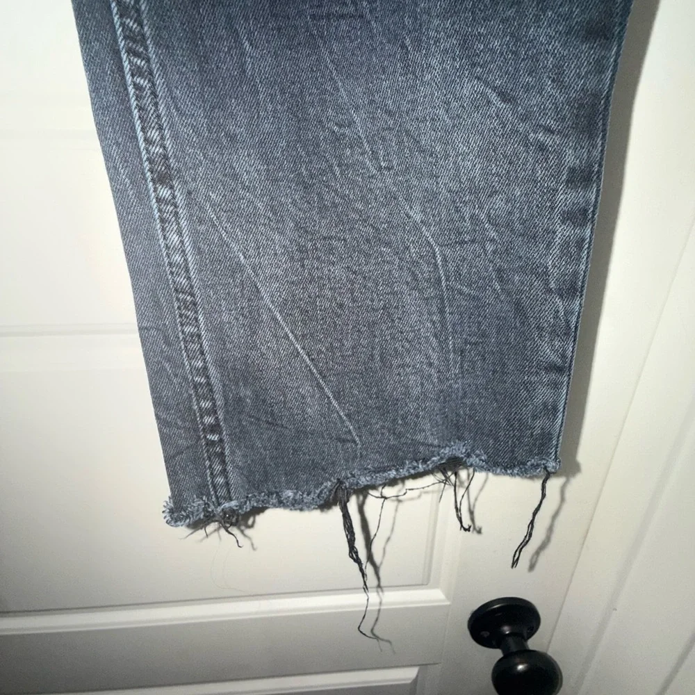 Ksubi. Chitch Dusk Black Raw Hem CroppedJeans. Size 36. 26 inseam.